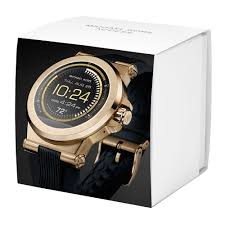 MKT5009 שעון מייקל קורס חכם זהב לגברים | דגם כולל חיבור לטלפון ועוד המון פונקציות || שנה אחריות מלאי מוגבל | שעוני אופנה ספורטיביים | Buy Michael Kors Digital Black Dial Men';s Watch-MKT5009