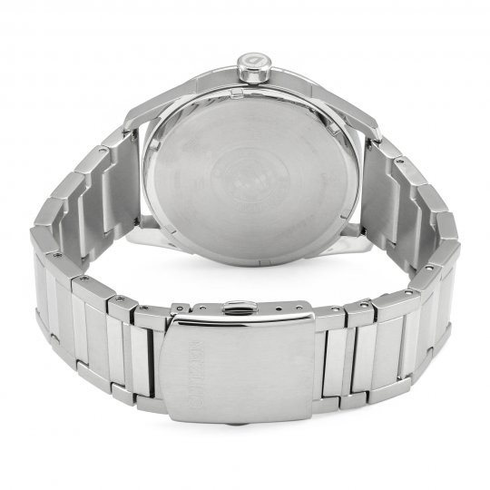 BM7410-51H שעון יד סיטיזן אקו דרייב לגברים דגם קלאסי כולל עמידות גבוהה למים ותאריכון | לוח אפור כחול | שנתיים אחריות Citizen CTO Eco-Drive Gray Dial Men';s Watch BM7410-51H