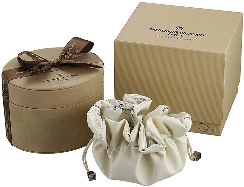 FC-306NHD3ER6B שעון יוקרתי לנשים של פרדריק קונסטנט שוויץ | שעון אוטומטי כסוף בלוח כחול פנינה משובץ | שעוני יוקרה לאישה | יבואן רשמי Frederique Constant Geneve Delight Automatic Ladies FC-306NHD3ER6B