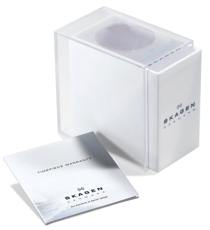 233XSSTM שעון יד סגאגן לנשים | דגם אפור בלוח משובץ 12 זרקונים | רצועת רשת אופנתית | חנות שעונים בראששון לציון | Grey Dial Gunmetal Ion-plated Ladies Watch 233XSSTM by Skagen