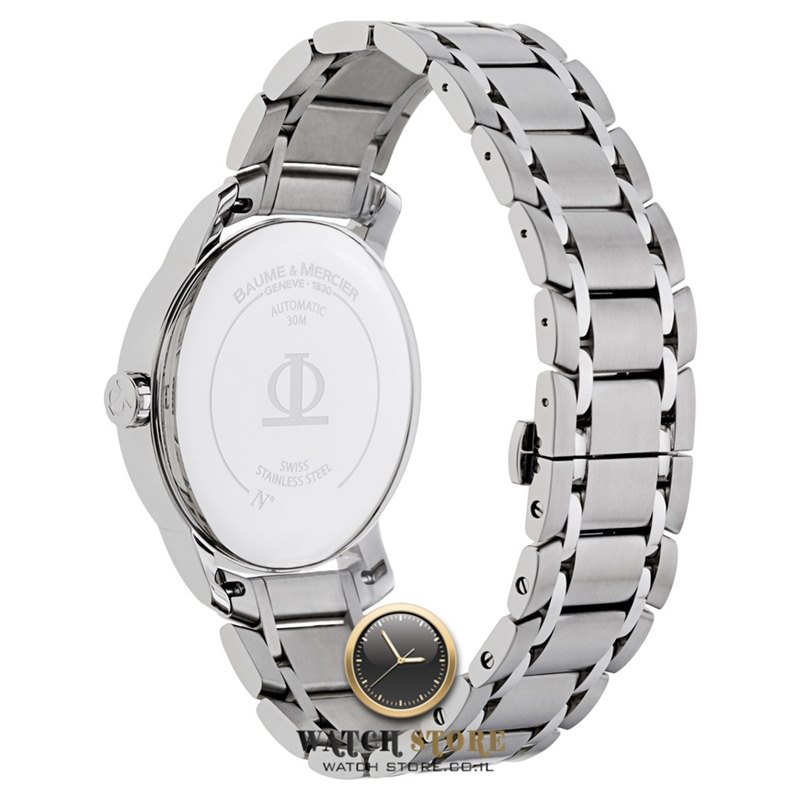 שעון באום & מרסייה יד 2 | שעון יוקרה GMT + שני שעוני זמן במצב חדש | שנה אחריות | שעונים יד שנייה במבצע