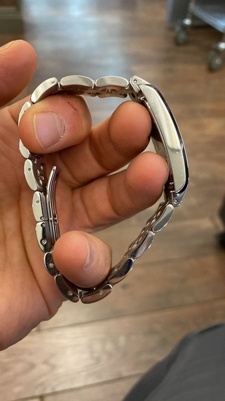 08508 שעון באום & מרסייה דגם מלבני לנשים | שעון חדש לא נענד מעולם נמכר מתוגה | שנתיים אחריות מגיע עם כל התעודות | Baume & Mercier Hampton Watch Model MOA08508