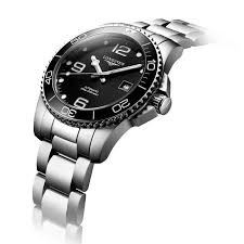 L3.782.4.56.6 שעון יד לונגין אוטומטי לגברים יד 2 במצב מצויין | לוח שחור באזל קרמי | סט מלא עם קופסא ותעודות | שנה אחריות | Longines L37824566 Steel HydroConquest 43mm