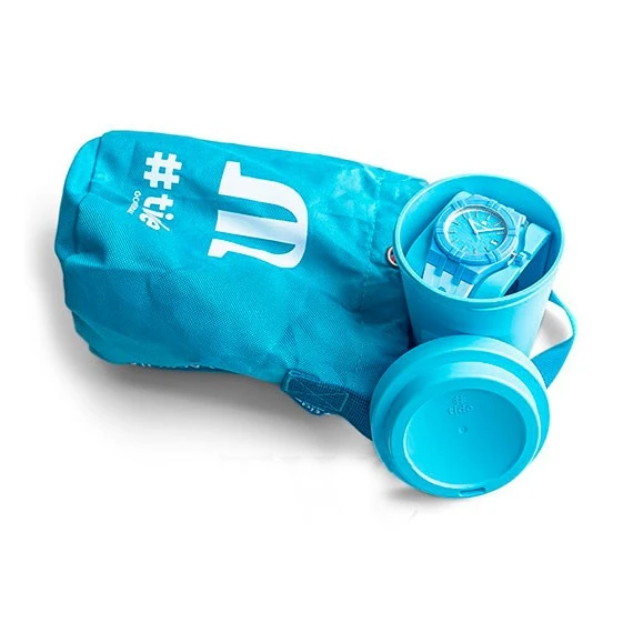 AI2008-AAAA1-3A0-0 שעון מרשים של מוריס לקרואה לוח טיפני משובץ יהלומים | רצועת ספורט ממותגת | זכוכית ספיר - שנתיים אחריות | Maurice Lacroix AIKON AI2008-AAAA1-3A0-0 Aikon #tide