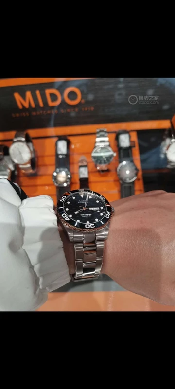 M0424302105100 שעון מידו מסדרת אושן סטאר החדשה לגברים | דגם אוטומטי 80 שעות עם באזל קרמי רוז גולד | לוח שחור מושלם | שנתיים אחריות יבואן רשמי | MIDO Ocean Star 42.5mm Black & Rose M042.430.21.051.00