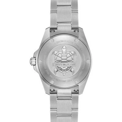 C048.410.11.051.00 שעון סרטינה החדש דגם אקשן לגברים | לוח שחור זרחני עם תאריכון | כולל 5 שנים אחריות יבואן רשמי | Certina DS Action 40mm C0484101105100