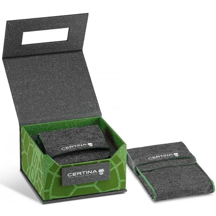 C048.410.11.051.00 שעון סרטינה החדש דגם אקשן לגברים | לוח שחור זרחני עם תאריכון | כולל 5 שנים אחריות יבואן רשמי | Certina DS Action 40mm C0484101105100