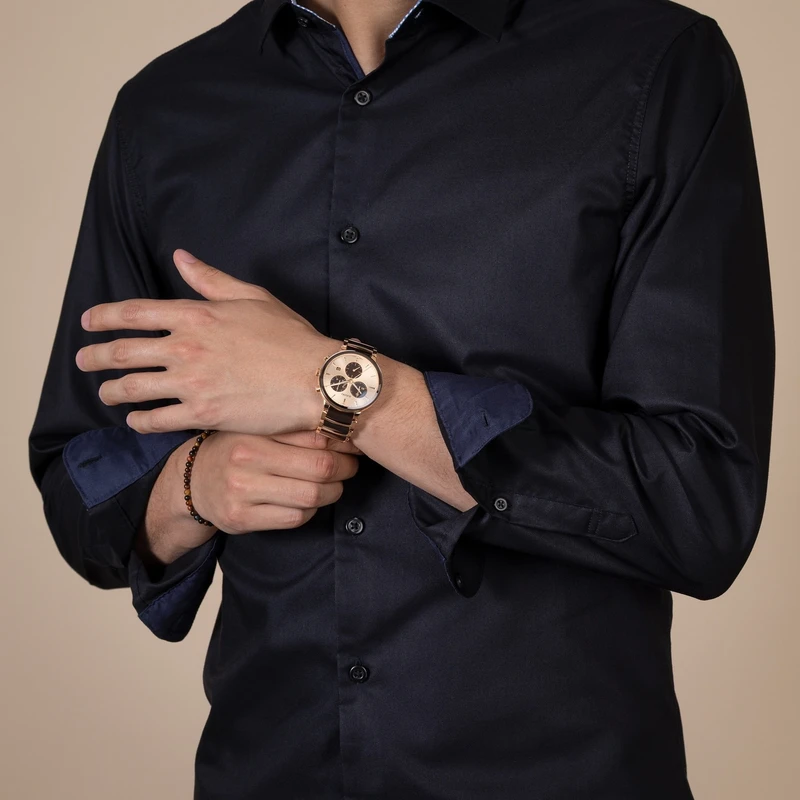 R-62123040 שעון ראדו מסדרת סנטריקס החדשה 2025 לגברים | דגם רוז גולד בקרמיקה חומה ומיוחדת | לוח שמפניה כולל 5 שנים אחריות יבואן רשמי פלאנט | Rado NEW Centrix Chronograph 41mm Mens Watch R30212402