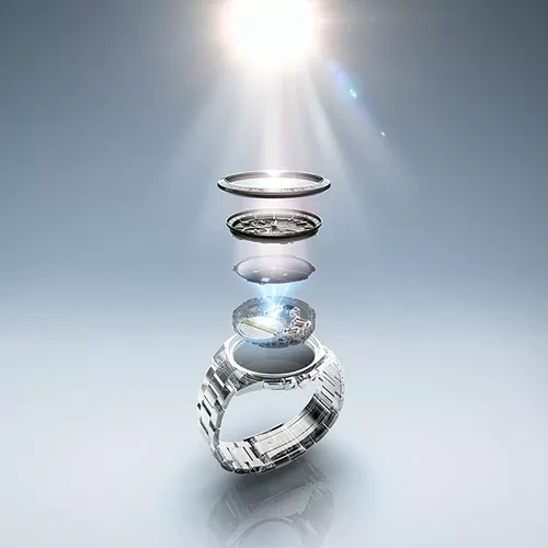 BM7542-51E שעון יוקרתי של סיטיזן לגברים | דגם זהב בלוח שחור פסים מיוחד | באזל משובץ 24 יהלומים | מנגנון אקו דרייב סולארי כולל שנתיים אחריות | Citizen Eco-Drive Classic Diamond Black Dial Gold BM7542-5