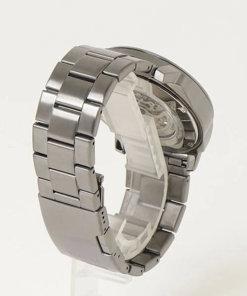 BQ2898 שעון אוטומטי לגברים מהסדרה החדשה של פוסיל | דגם סקלטון אפור ומיוחד | שנתיים אחריות | מלאי מוגבל מהדגם | Fossil Men';s Privateer 45mm Automatic Watch BQ2898