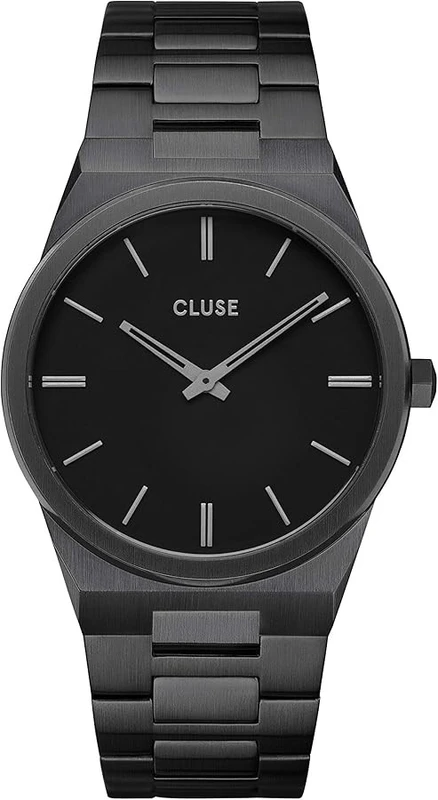 CW0101503005 שעון שחור של קלוז לגברים | דגם חדש בלוח שחור | שעון אלגנטי קלאסי עם מנגנון יפני איכות | שנתיים אחריות יבואן רשמי | CW0101503005 Men';s Wristwatch Vigoureux Black