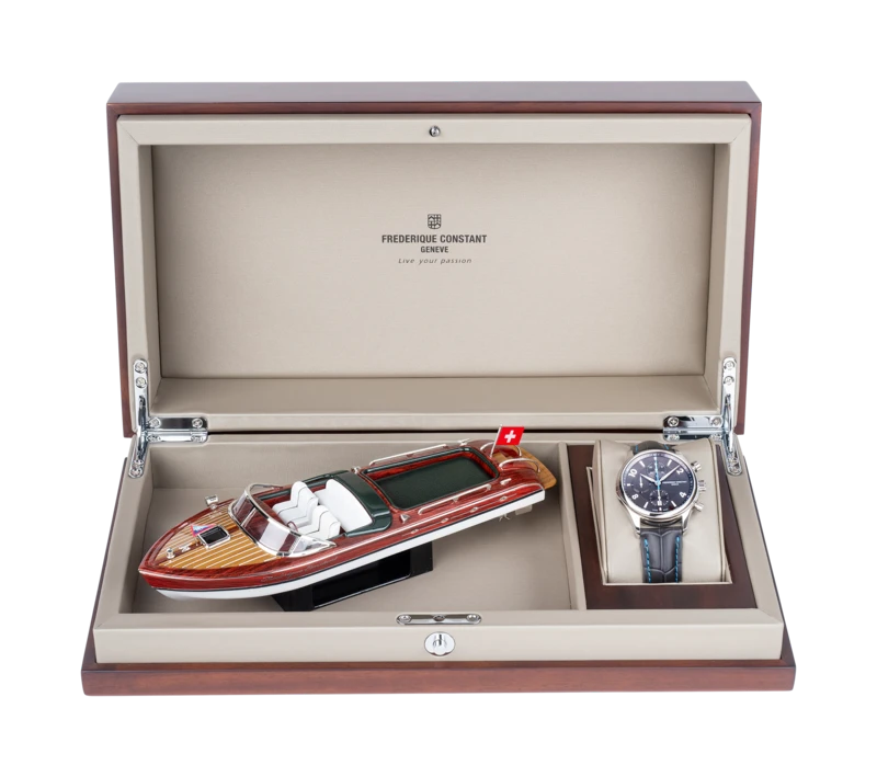 FC-392RMG5B6 שעון מיוחד של פרדריק קונסטנט לגברים| דגם מהדורה מוגבלת עם קופסא מיוחדת | מנגנון אוטומטי ברצועת קרוק | שנתיים אחריות יבואן רשמי | Frederique Constant Runabout Limited FC-392RMG5B6