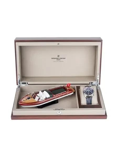 FC-392RMG5B6 שעון מיוחד של פרדריק קונסטנט לגברים| דגם מהדורה מוגבלת עם קופסא מיוחדת | מנגנון אוטומטי ברצועת קרוק | שנתיים אחריות יבואן רשמי | Frederique Constant Runabout Limited FC-392RMG5B6