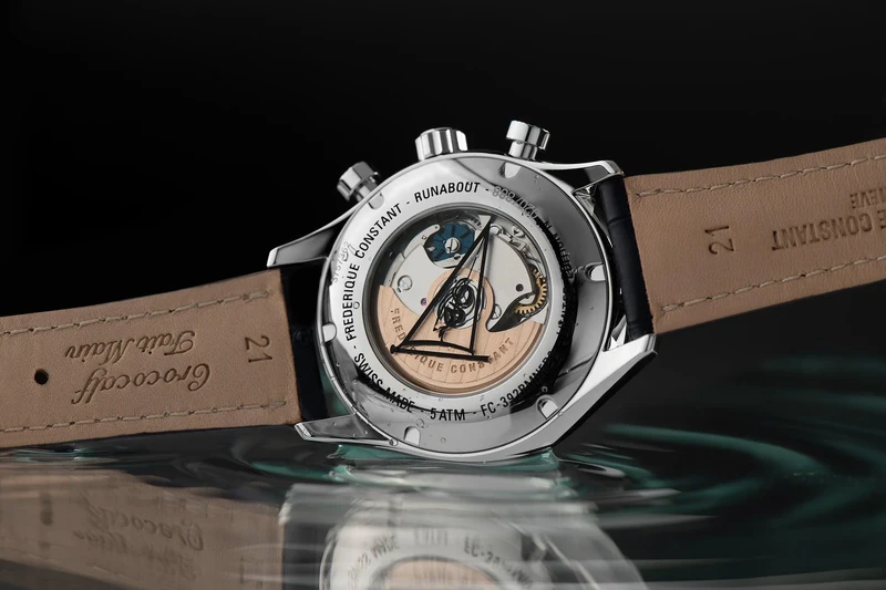 FC-392RMG5B6 שעון מיוחד של פרדריק קונסטנט לגברים| דגם מהדורה מוגבלת עם קופסא מיוחדת | מנגנון אוטומטי ברצועת קרוק | שנתיים אחריות יבואן רשמי | Frederique Constant Runabout Limited FC-392RMG5B6