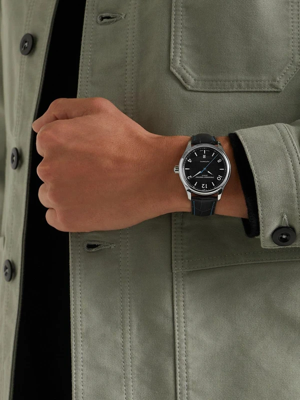 FC-303RMB5B6 שעון יוקרה של פרדריק קונסטנט מהדורה מוגבלת לגברים | מנגון אוטומטי בלוח מיוחד עם רצועת עור | קופסא מיוחדת ושנתיים אחריות | Frederique Constant Runabout FC-303RMB5B6