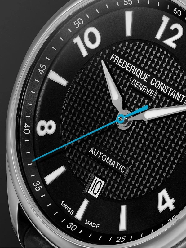 FC-303RMB5B6 שעון יוקרה של פרדריק קונסטנט מהדורה מוגבלת לגברים | מנגון אוטומטי בלוח מיוחד עם רצועת עור | קופסא מיוחדת ושנתיים אחריות | Frederique Constant Runabout FC-303RMB5B6