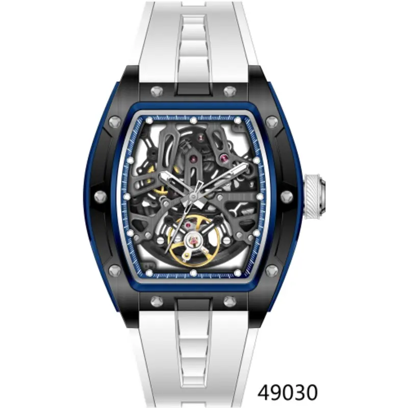 49030 שעון של אינווקטה חדש לגברים | דגם סקטון אוטומטי ברצועת ספורט לבנה | מלאי מוגבל | שנתיים אחריות |Invicta S1 Rally Automatic Black Dial Men';s Watch 49030