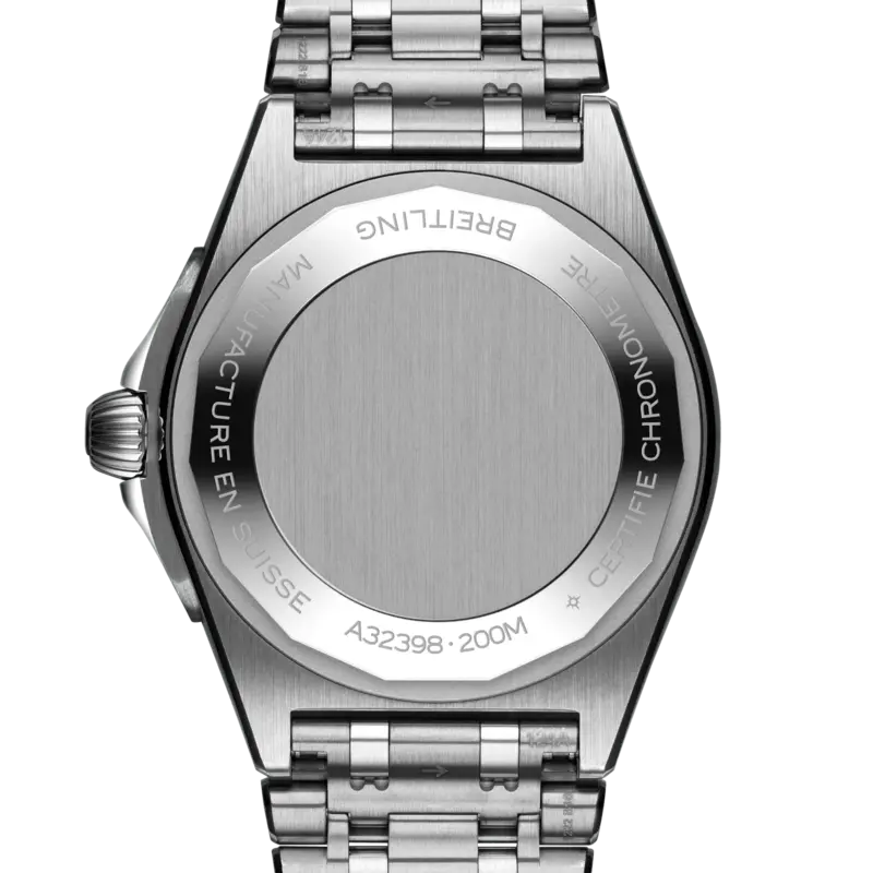 A32398101B1A1 שעון ברייטלינג כרונומט החדש יד 2 שנת 23 סט מלא | שעוון שמור מאד בלוח שחור | דגם GMT Breitling Chronomat Automatic GMT 40 Black Dial