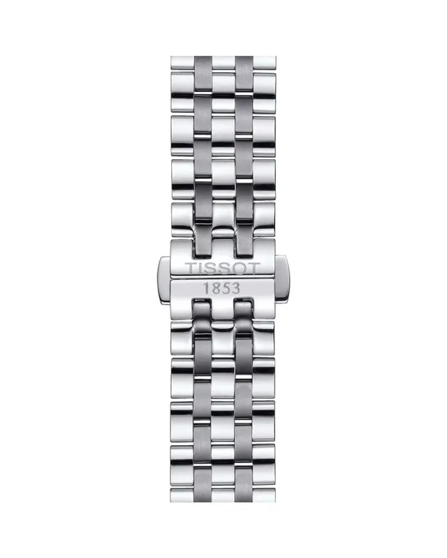 T122.407.11.031.00 שעון טיסו לגבר פאוורמטיק 80 | לוח כסוף עם תאריך | דגם קלאסי אלגנטי עם גב אחורי שקוף | מלאי מוגבל |Tissot T-Classic 40mm Mens Watch T1224071103100