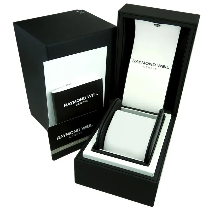 5873/1 שעון יוקרתי מלבני לאישה של ריימונד ווייל יד 2 | דגם כסוף משובץ 52 יהלומים לבנים ( אפטר ) כולל אחריות קופסא וכרטיס | שעוני יוקרה שווצריים יד שנייה לנשים | Raymond Weil Classic 5873/1 DIAMONDS