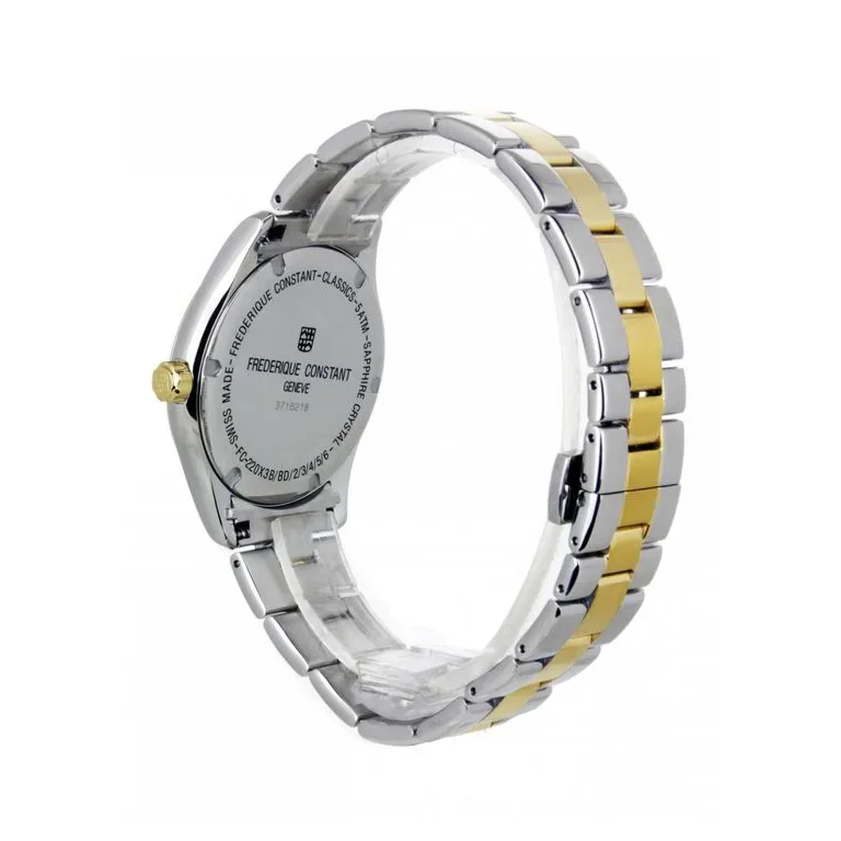 FC-220MS3B3B שעון פרדריק קונסטנט לאישה | אחריות יבואן רשמי | דגם קלאסי ברצועה משולבת זהב | לוח רומי מהמם | מלאי מוגבל | Frederique Constant Classics Ladies Quartz FC-220MS3B3B