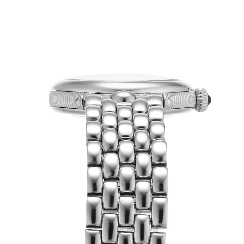 FC-200MPN2V6B שעון יוקרה לנשים של פרדריק קונסטנט | דגם אובלי בלוח פנינה כחול רומי | אבן ספיר בכתר | שעון מיוחד מלאי מוגבל | שנתיים אחריות יבואן רשמי בישראל | FREDERIQUE CONSTANT Art Deco 200MPN2V6B