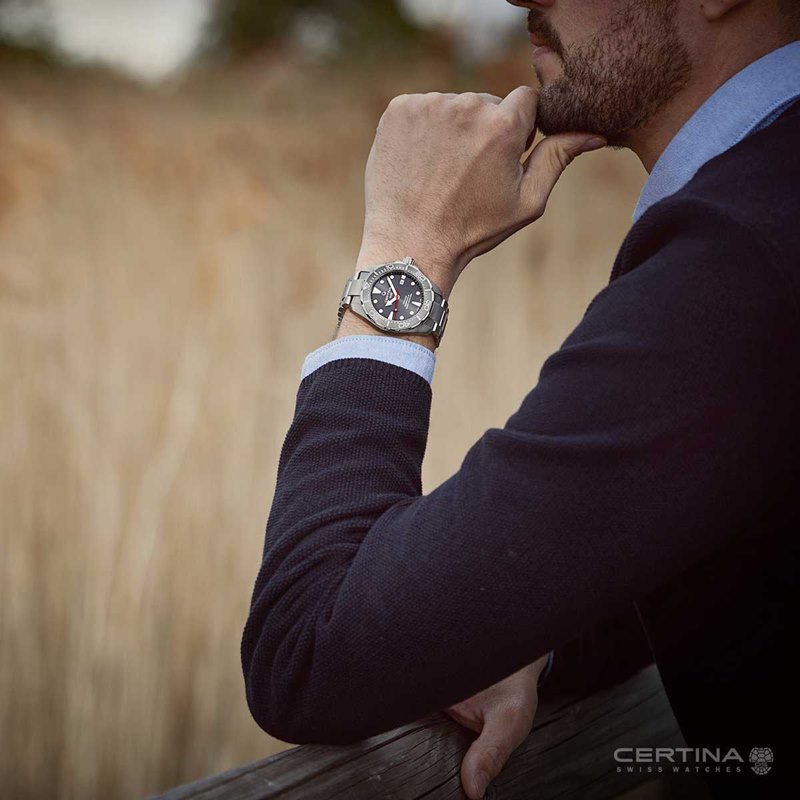 certina ds action diver titanium
