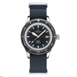 C036.407.18.040.00 שעון סרטינה מושלם לגברים הדגם החדש עכשיו בישראל | דגם ברצועת נאטו ובאזל קרמי כחול | מנגנון אוטומטי | 5 שנות אחריות יבואן רישמי Certina DS PH200M Powermatic 80 - C036.407.18.040.00