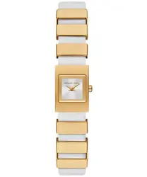 MK4899 שעון מיוחד ואופנתי של מייקל קורס לאישה | דגם ברצועת עור לבנה משולב חוליות זהב | מלאי מוגבל בהחלט | שנתיים אחריות | Darrington Quartz White Dial Ladies Watch MK4899 by Michael Kors