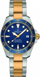 C048.807.22.041.00 שעון חדש של סרטינה מסדרת די אס אקשן | דגם 38 מ''מ אוטומטי | באזל קרמיקה עם מנגנון שווצרי חדש | 5 שנים אחריות יבואן רשמי | CERTINA DS Action Diver 38mm Powermatic 80 C0488072204100