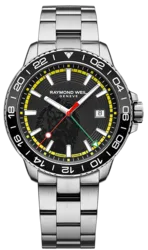 8280-ST1-BMY18 שעון ריימונד ווייל מיוחד במהדורה מוגבלת לזמר האגדי בוב מארלי | דגם GMT בלוח מיוחד | מלאי מוגבל | שנתיים אחריות יבואן רשמי בישראל | Raymond Weil Tango GMT Bob Marley Limited Edition