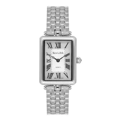 MLB.616.111 שעון מרי לה בל שוויץ לאישה | דגם מלבני כסוף בלוח רומי | זכוכית ספיר | שעוןן יוקרתי אופנתי | Marie La Belle Watch – premium women’s watches MLB.616.111