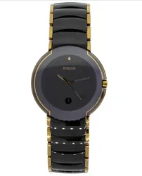 129.0300.3 שעון ראדו קרמיקה יוניקס | דגם יד 2 מסדרת קופל | רצועה משולבת זהב | כולל אחריות כרטיסים וקופסא | Rado Coupole Sterile Diastar 129.0300.3 Ceramic