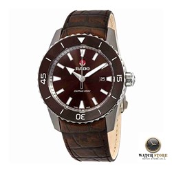 R32501305 שעון ראדו קפטן קוק אוטומטי לגברים | שעון מהקולקצייה החדשה | לוח חום באזל קרמיקה | אינדקס זוהר בחשכה | חנות שעונים בראשון לציון | שנתיים אחריות | Rado R32501305 Men's HyperChrome Captain Coo